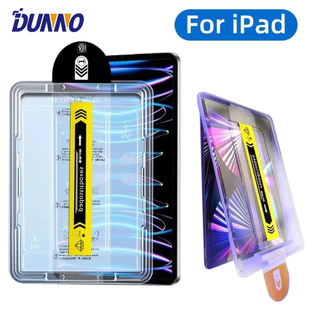 Für iPad Displayschutzfolie Air M2 gehärtetes Glas Bildschirm Pro 11/13 M4 für 5/6/7/8/9/10th Gen Air4/5 Mini6 Air3 10,5 gehärtete Folie Image