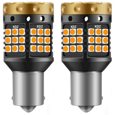 1156 BA15S P21W Ampoules Clignotants led Ambre Jaune Orange 3700LM 3030 45 smd Canbus Sans Erreur