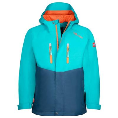 Trollkids - Kid's Nusfjord Jacket - Regenjacke Gr 140 türkis Image