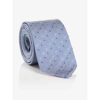 Krawatte MONTI, Damen, blau (hellblau), Seide, gemustert, casual,klassisch, Krawatten, aus reiner Seide, mit Ornamenten, 6,5 cm breit Image