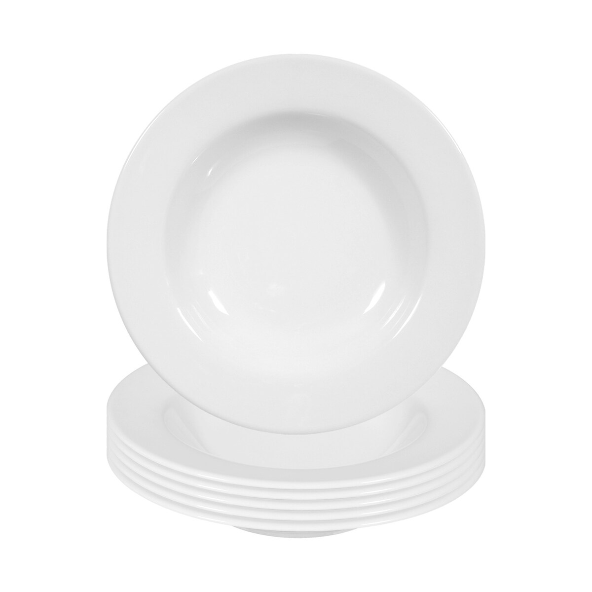 Seltmann Weiden Rondo/Liane Weiß Suppenteller ø 22,3 cm 6er Set Image