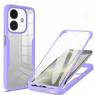TEMU Shockproof Case With Front And For Oppo A40, A40m, A3x, A3 5g, Providing Of Coverage. Image