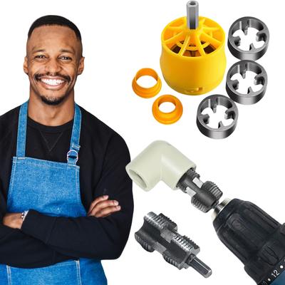 TEMU Water Pipe Inner Pipe Opening Screwdriver, Threaded Tooth Puller, Suitable For 1/2 Inch, 3/4 Inch Inner Diameter Pprppe Water Pipe Screws Image