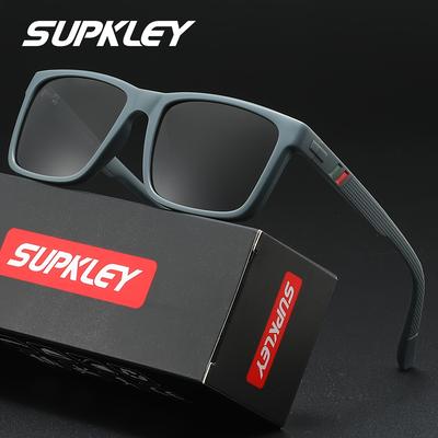 TEMU Supkley Classic Sunglasses For Men Tac Polarized Lens Driving Fishing Hiking Eyewear Uv400 Protection Professional Sunglasses Ideal Gift Unisex Lovers Image