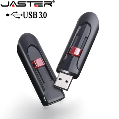 Skalierbares Hochgeschwindigkeits-USB-3.0-Stick 128 GB 64 GB Flash-Laufwerk 32 GB Schwarz Image