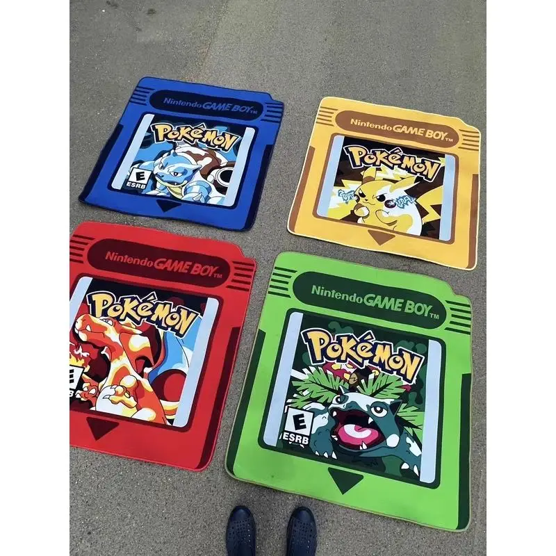Cartoon Anime Pokemon Samt Material Teppich Tasche Fee Ball Dekoriert Wohnzimmer Schlafzimmer Tür Boden Matte Hause Dekoration Image