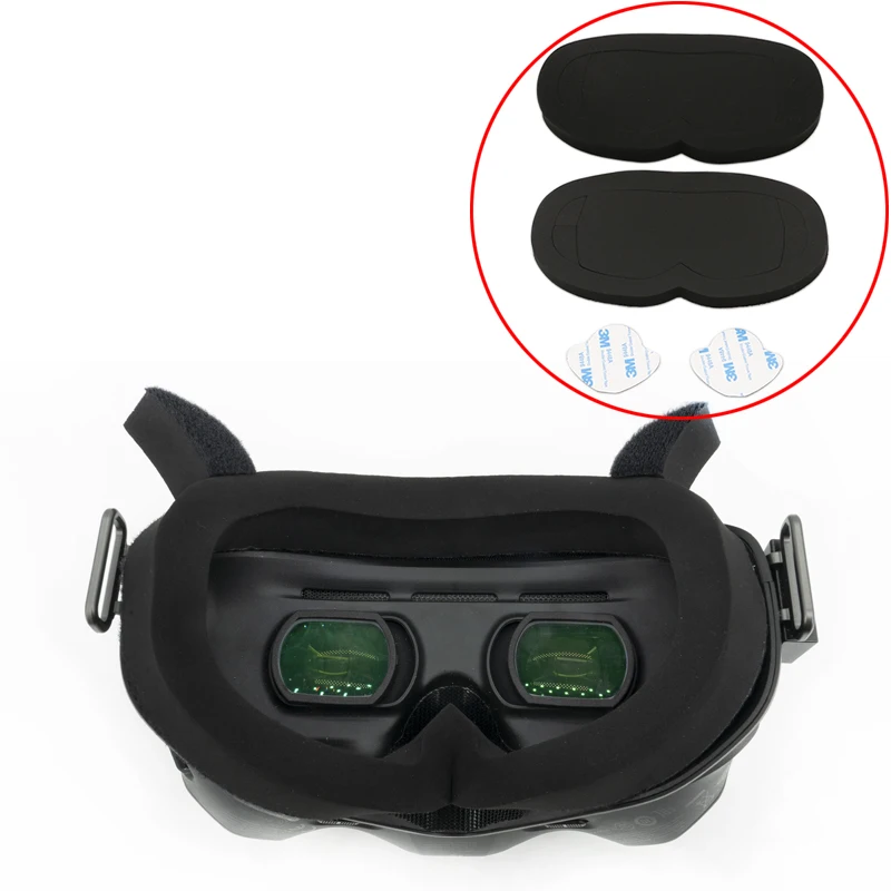 Schwammschaumstoffpolsterung, 14/18 mm dick, leicht, auslaufsicher, Videobrille, Augenmattenmaske für DJI Goggles V1 V2 FPV-Ersatzteile Image