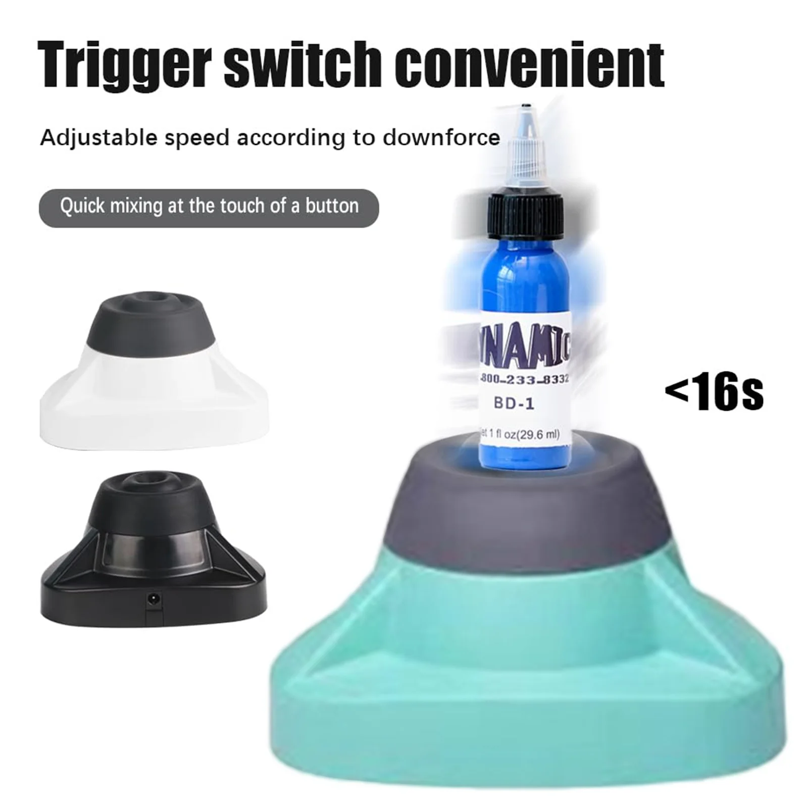 Mini Vortex Mixer 10000 U/min Tattoo Ink Pigment Mixer Polish Mixed Shaker Swirl Shake Mixer für Nagellack Tattoo Supplies Image