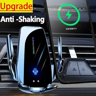 Auto kabelloses Ladegerät automatische Autotelefon halter Infrarot-Induktion für iPhone 14 13 12 Xiaomi Samsung 15W Schnell ladestation Image