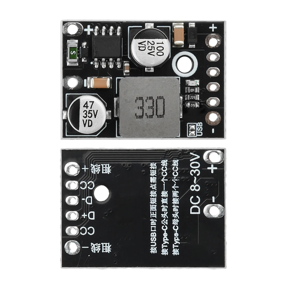 PD45W Schnelllademodul Lötdraulausgang unterstützt iPhone PD3.0 PPS Schnellladung QC3.0 Geeignet für Huawei SCP VOOC 10-30V Image
