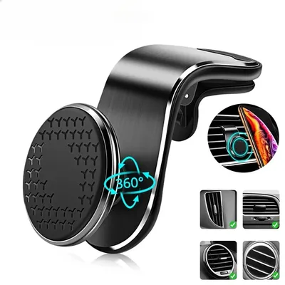 Magnetischer Autotelefonhalter, Lüftungsschlitze, Autohalterung, GPS-Handy-Unterstützung in der Autohalterung für iPhone, Samsung, Xiaomi, Huawei, Smartphone
