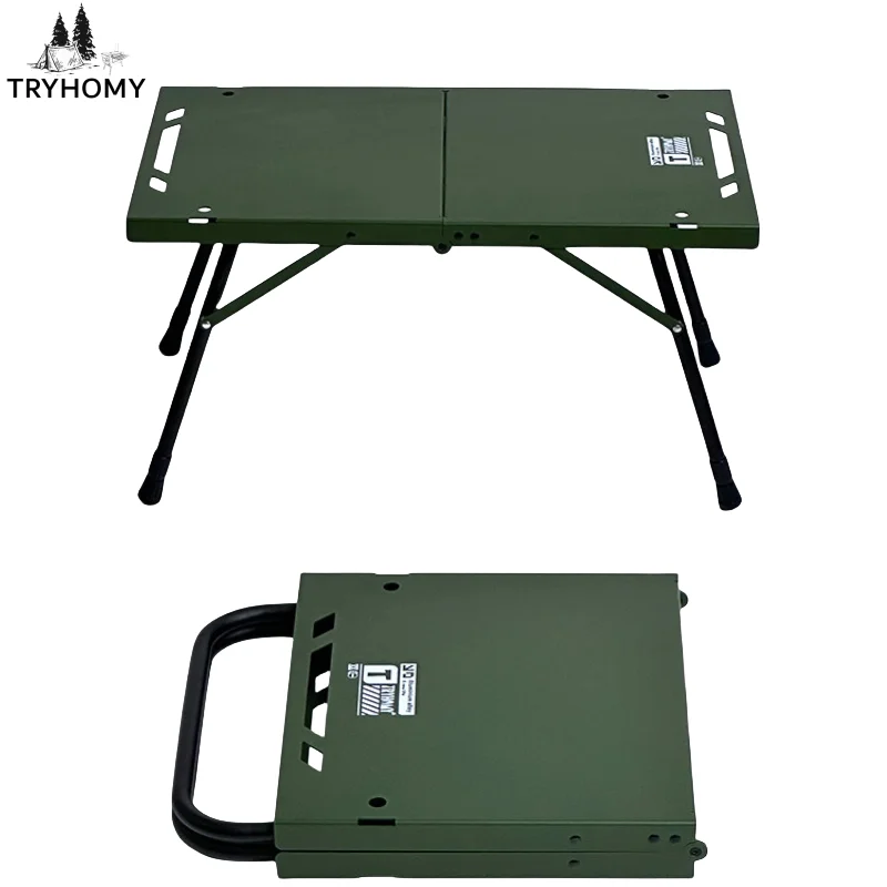 Outdoor Camping Klapptisch Tragbare Aluminium Legierung Tisch Leichte Picknick Schreibtisch Höhenverstellbar Camping Tisch Neue