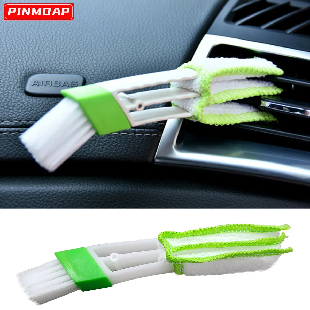 Auto Reinigung Pinsel Staub Entfernung Lamellen Staub Kollektor Klimaanlage Vent Reiniger Details Air Outlet Pinsel Auto Zubehör Image
