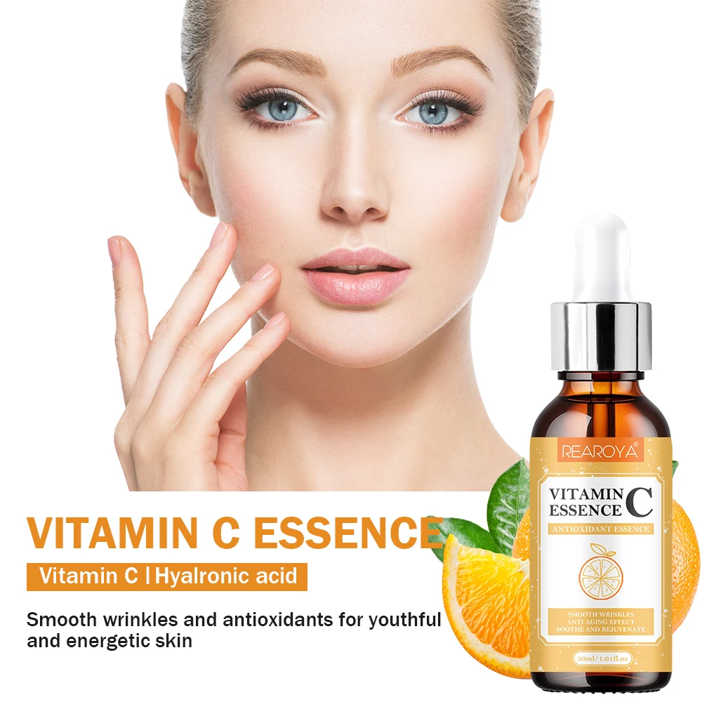 Vitamin C Gesichts Antioxidans Essenz feuchtigkeit spendend nähren Reparatur Lifting straffende glatte Falten Anti-Aging-Gesichts pflege Image