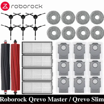 Roborock Qrevo Master / Qrevo Slim Robot Vacuums Cleaner Accessory Main Side Brush Hepa Filter Mop