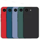 Per iPhone 16e Custodia per Apple iPhone 16e Cover Funda Custodie posteriori per telefono in silicone liquido antiurto originale per iPhone 16e
