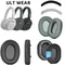 Cuscinetti auricolari per cuffie Sony ULT WEAR WH-ULT900N sostituzione cuscino auricolare di alta qualità paraorecchie con clip in plastica