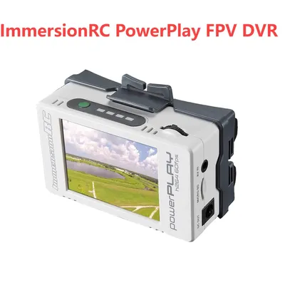ImmersionRC PowerPlay FPV DVR h264 Encoding / 60fps / High Data Rate Built-in 6cm LCD display Powers For FatShark Goggles