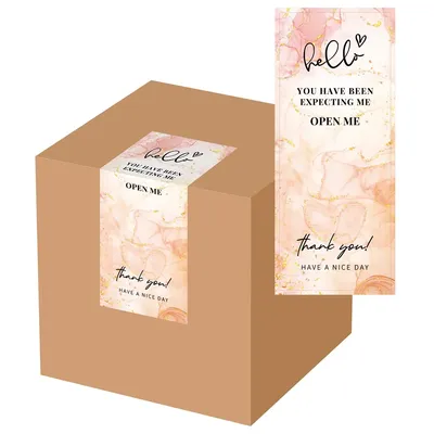 50 stickers per pack, decorative stickers, gift box, baked cake packaging, decoration, gift box packaging, gift decoration
