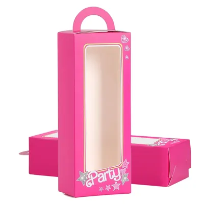 24PCS Hot Pink Blue Party Favor Boxes for Girls - Gift Boxes for Bachelorette, Birthday, Cowgirl,