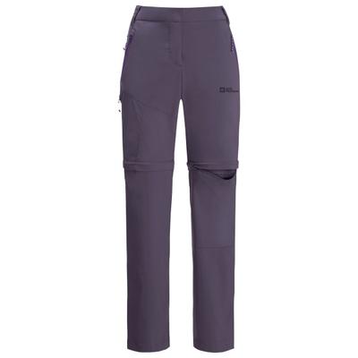 Jack Wolfskin - Women's Glastal Zip Away Pants - Zip-Off-Hose Gr 38 - Regular dark grape Image