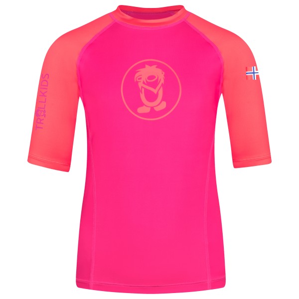 Trollkids - Kid's Kvalvika T - Funktionsshirt Gr 152 rosa