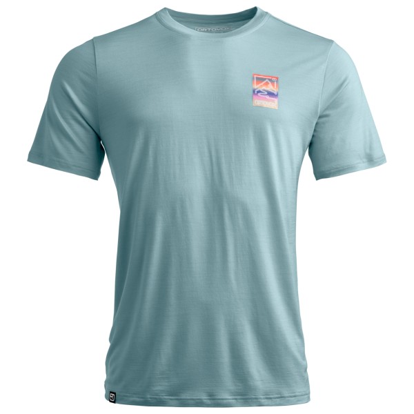 Ortovox - 140 Cool Mountain Gradient T-Shirt - Merinoshirt Gr M grau