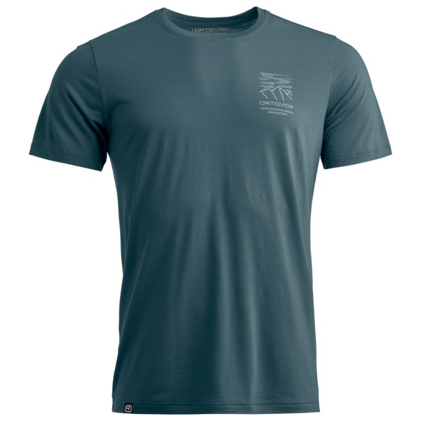 Ortovox - 150 Cool Mountain Mission T-Shirt - Merinoshirt Gr S grau