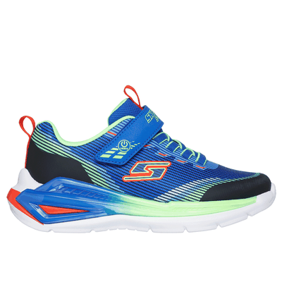 Skechers Boy's S Lights: Tri-Namics 2.0 Sneaker | Size 1.0 | Blue | Textile/Synthetic