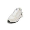 Sneaker MARC O'POLO "aus Leder-Polyester-Mix", Herren, Gr. 44, weiß (sanftes weiß), Obermaterial: 68% Leder (Rind), 32% Polyester, unifarben, Schuhe