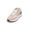 Sneaker MARC O'POLO "aus Leder-Polyester-Mix", Herren, Gr. 44, beige (sand), Obermaterial: 68% Leder (Rind), 32% Polyester, unifarben, Schuhe