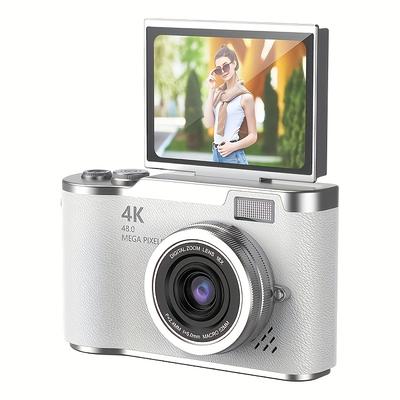 TEMU Entry-level Reversible Screen Ccd Camera, Wide-angle Lens Ccd, Cmos Sensor, 800 Mah , Portable Camera, Card Camera Image