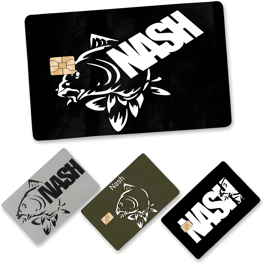 Nash Fishing Logo Anmie Sticker Film Skin Cover für Kreditkarte Debit Bankkarte vorne Image