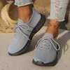 Frühling Neue Casual Einzelnen Schuhe Große Größe Mode Komfortable Dicken Sohlen Einfarbig Vordere Spitze-up frauen Schuhe zapatillas