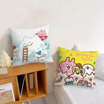 Kawaii Kanaheis Kissenbezug, weiche Kissenbezüge für Bauernhaus, Sofa, Dekoration, Heimdekoration und Schutz Image