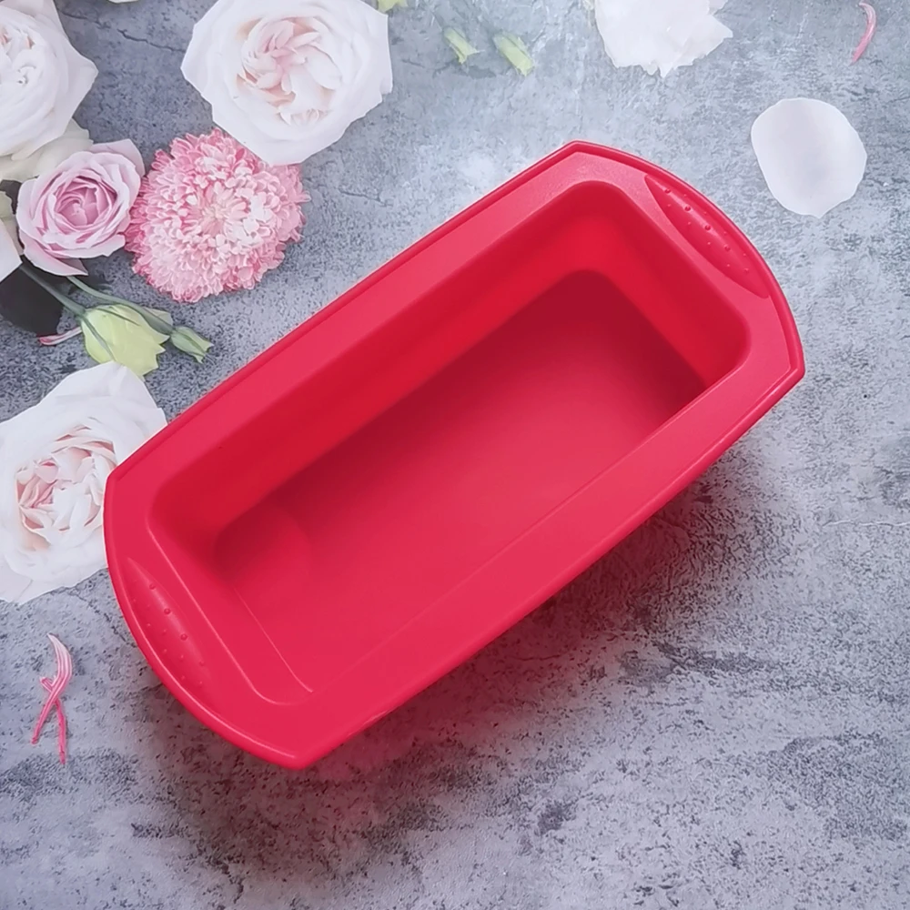 Rechteckige quadratische Silikonpfannen für Brot, Kuchen, tiefe Backform, Engelsfutter, Käsekuchenform, Brownie-Form, Laib Image