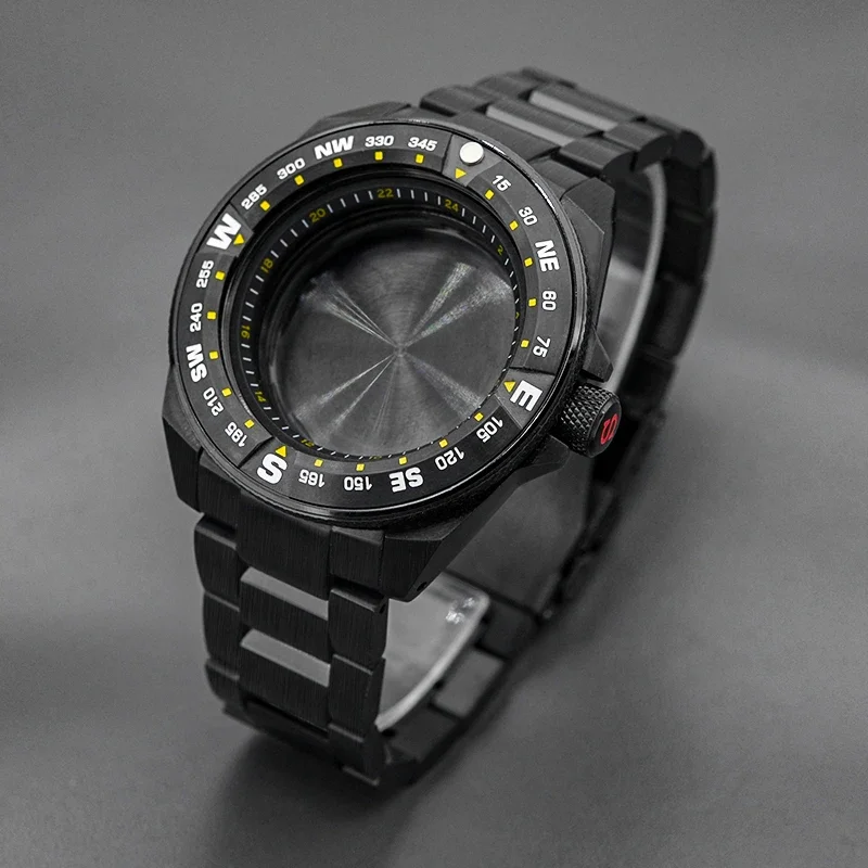 Black King Samurai PROSPEX Serie Uhrengehäuse Armband für 4R35 4R36 NH35 NH36 Automatikwerk Saphirglas 200M Image