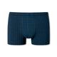 Schiesser Shorts - Gr. M/5 - dunkelblau/kariert