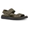Sandale GEOX "U XAND 2S", Herren, Gr. 44, grün (khakigrün), Nubukleder, casual, Schuhe
