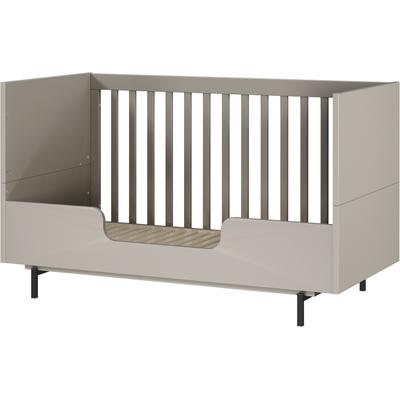 Kinderbett GERMANIA "Tomino in 2 Ausführungen", grau (steingrau, steingrau, steingrau), B:144cm H:87cm, Betten, inkl. Umbauseiten, B/H/T 144/87/75 cm, belastbar bis 100 kg