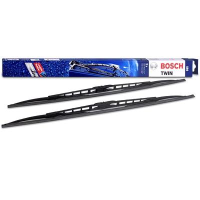 Bosch Wischerblatt Twin 550 [Hersteller-Nr. 3397118420] für Audi, Cadillac, Chevrolet, Chrysler, Citroën, Dodge, Fiat, Ford, Ford Australia, Ford Usa, Image