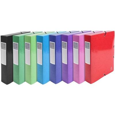 EXACOMPTA 8er-Pack Archivbox »Iderama - Manila« mehrfarbig, 25x33x6 cm