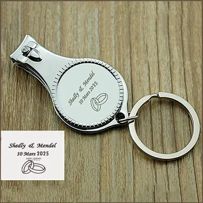 20/100pcs Personalized Wedding Gifts Souvenirs For Guests Custom Keychain Favors Party Gift