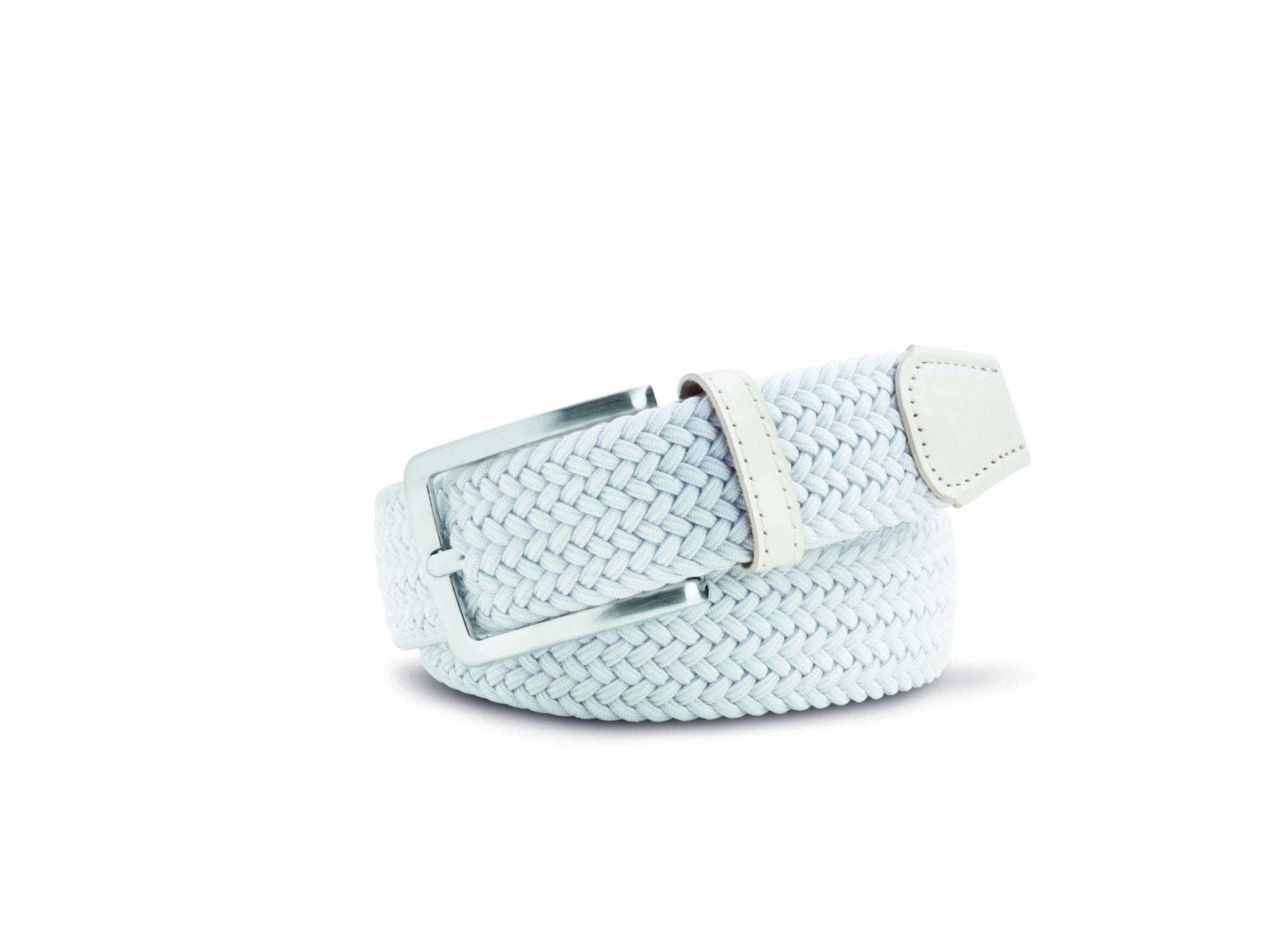 Stretchgürtel MEYER "Gürtel", Herren, Gr. 95cm, weiß, Materialmix, bedruckt, Gürtel, im farbenfrohen Design Image