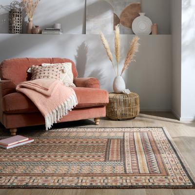 Teppich FLAIR RUGS "Rami Jute", rot, B:160cm H:2mm L:230cm, Baumwolle, Jute, Teppiche Image