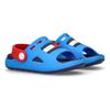 Badesandale TOMMY HILFIGER, Kinder, Gr. 30, blau (hellblau, rot), Synthetik, Gummi, sportlich, Schuhe, Badeschuh, Wassersandale, Clog mit schwenkbarem Fersenriemen