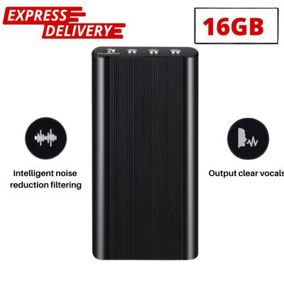 TEMU Fastfish Mini Voice-activated Recorder - 16gb, Long , Noise Reduction, Magnetic Base, -button Control