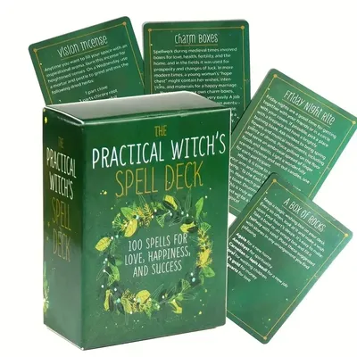 Das praktische Hexenzauber-Deck-Tarotkarten Laser Magic English Vision Brettspiele für Fate Divination Party Playing Oracle Deck Image