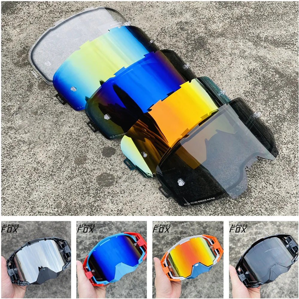 Leatt Velocity 6,5 Brillen Ersatzgläser Motorradbrillen Linsen Transparente Spiegellinsen Motocross Googles Linse Image