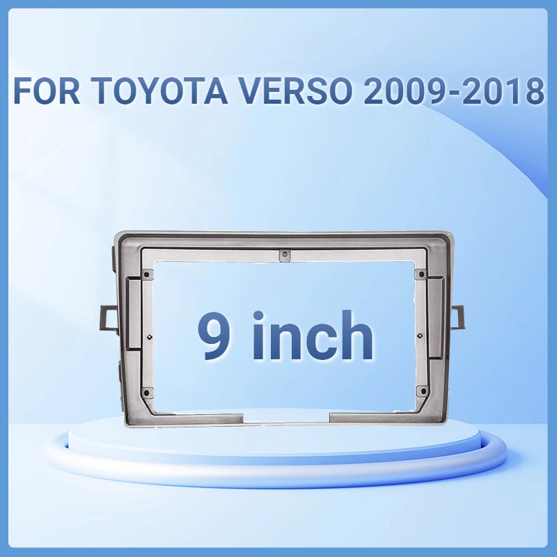 9 Zoll 2 Din Auto Video Blende Panel CD DVD-Player Audio-Rahmen Dashboard Mount Kit für Toyota Verso R20 2015-2017